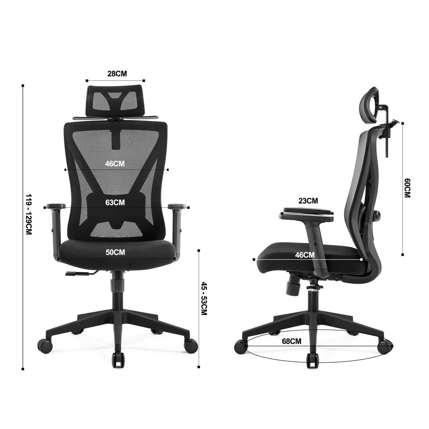 Ark Chair Flexi Ergonomic Office Chair - Ark Ergonomics