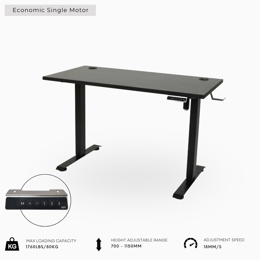 Ark Desk Lite - Economic Single Motor Standing Desk - Ark Ergonomics
