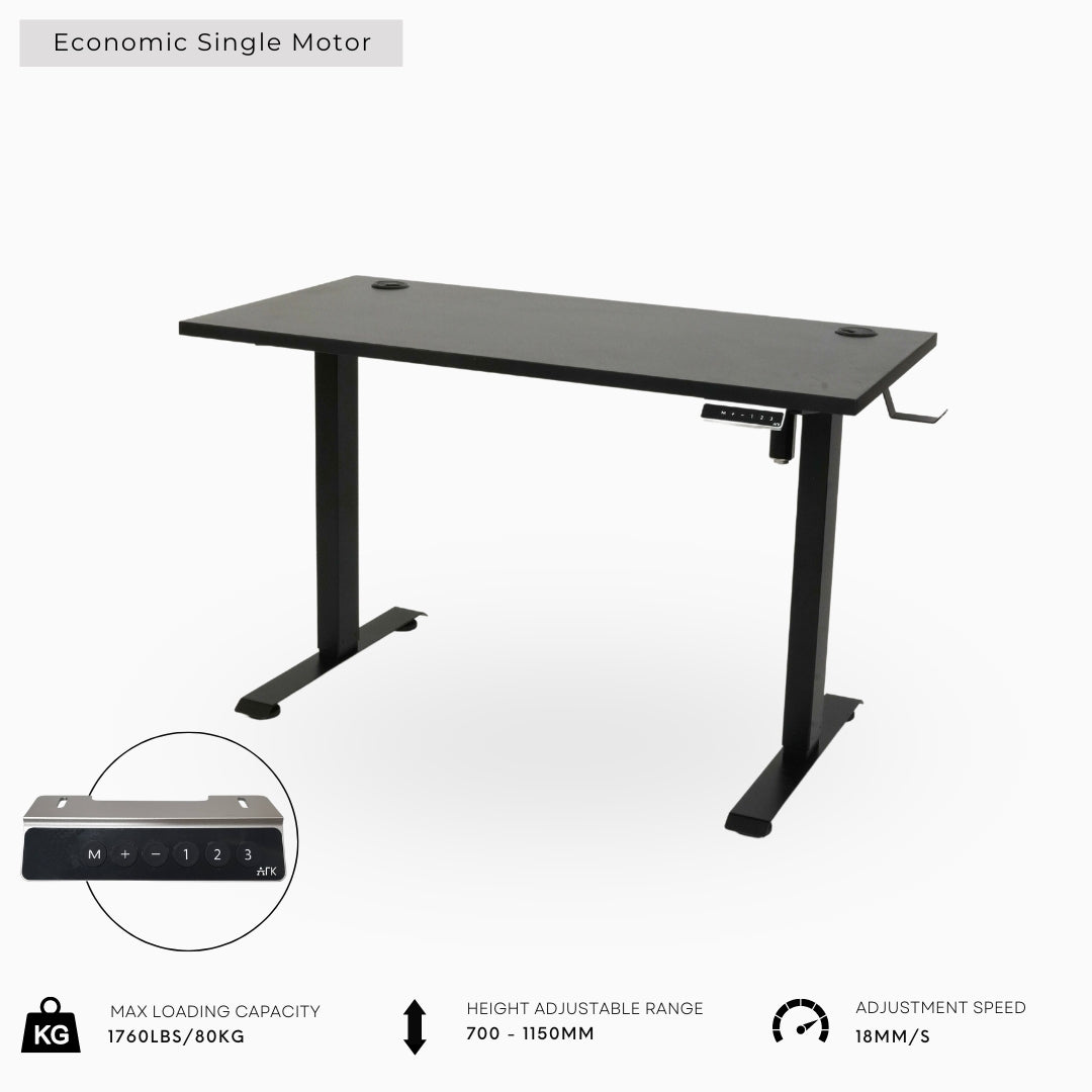 Ark Desk Lite Economic Single Motor Standing Desk | Ark Ergonomics PH